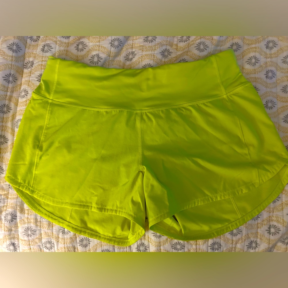 Lululemon Speed Up Shorts Lined 4” Tall